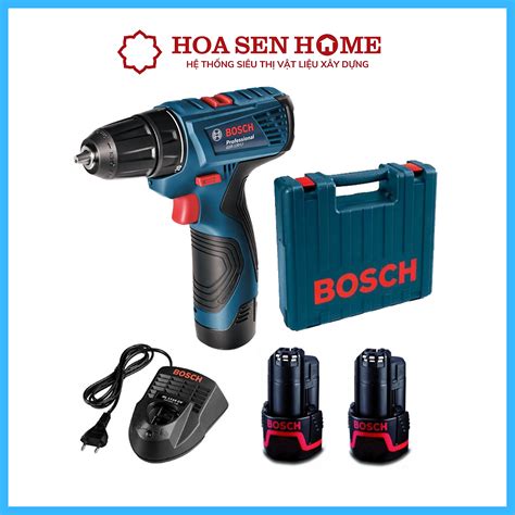 Máy khoan vặn vít dùng pin GSR 120 LI BOSCH 12V Máy khoan mũi khoan