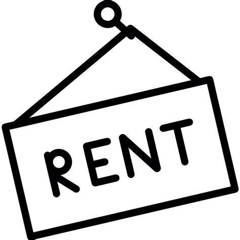 Rent Sign Vector Svg Icon Svg Repo