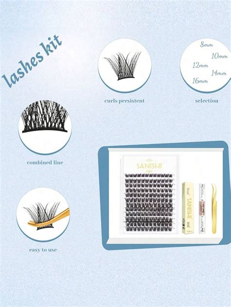 Sanishi Sanishi Lashes Natural Lash Extension Kit Pcs Lash