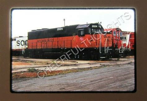 Original Kodachrome Slide Milw Milwaukee Road Gp Shoreham