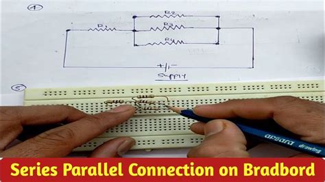 Series Parallel Circuit On Breadboard In Hindi Series Parallel