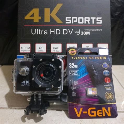 Jual Kamera Sport Action Camera 4K Ultra HD Kamera Vloger Kogan Wifi