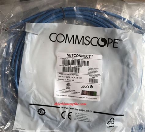 D Y Nh Y Patch Cord Commscope M Cat Blue Npc Uvdb Bl F D Y Nh Y