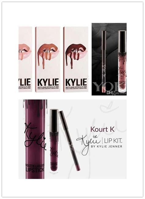 Kylie Lip Kit By Kylie Jenner Lip Gloss Lipstick Non Stick Cup Labial ...