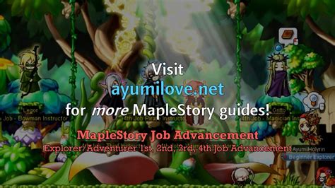 Ayumilove Maplestory Exploreradventurer Job Advancement Guide For 1st