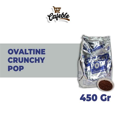 Jual Ovaltine Crunchy Pop Choco Malt Flake Topping Kemasan 450 Gram