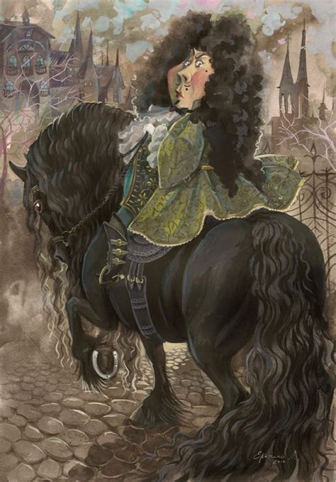 Иллюстрация " Всадник" в стиле книжная графика | Illustrators.ru ...