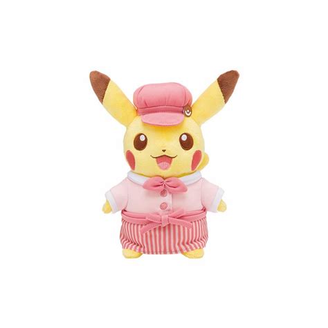 Plush Pikachu Pink Pokemon Cafe Limited Edition Meccha Japan