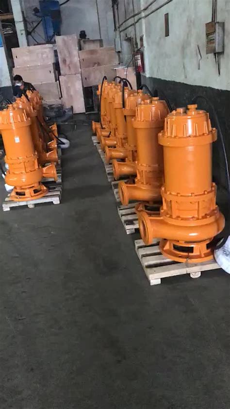 High Volume Kw Centrifugal Sludge Waste Water Lift Submersible Pump