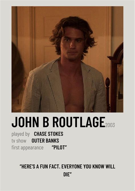 John B Routlage Polaroid Outer Banks Nc Minimalist Movie Poster