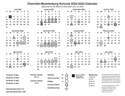 Mecklenburg School Calendar Meara Jeannette