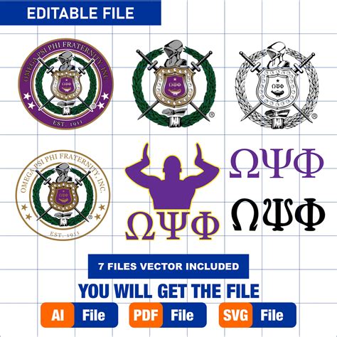 Omega Psi Phi Logo Omega Psi Phi Logo Vector Omega Psi Phi Symbol