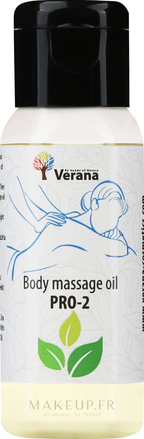 Verana Body Massage Oil Huile De Massage Pour Corps Pro 2 Makeup Fr