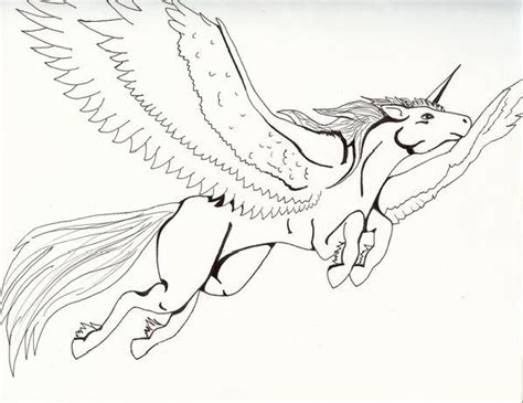 Alicorn - Line Art by Sada-Chan on DeviantArt