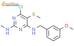 6 Chloro N4 3 Methoxyphenyl Methyl N2 Methyl 5 Methylsulfanyl