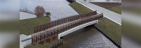 Smart Circular Bridge Built With Flax Completes In The Netherlands