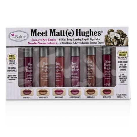 Thebalm Meet Matt E Hughes Mini Long Lasting Liquid Lipsticks Kit