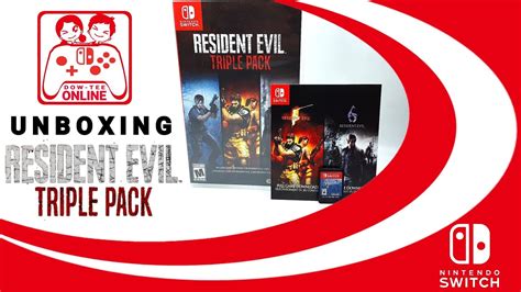 Unboxing Resident Evil Triple Pack Nintendo Switch Youtube