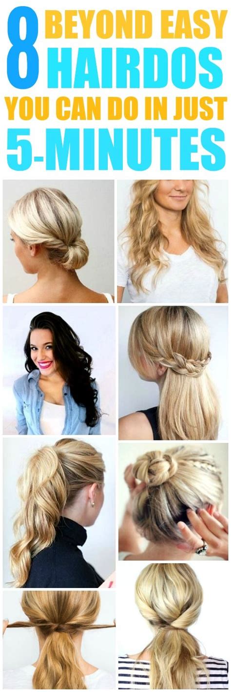 8 Beyond Easy 5 Minute Hairstyles For Those Crazy Busy Mornings 5