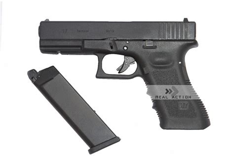 Pistola Gbb Glock G17 Metal Slide We Blowback Airsoft R 1 186 88 Em