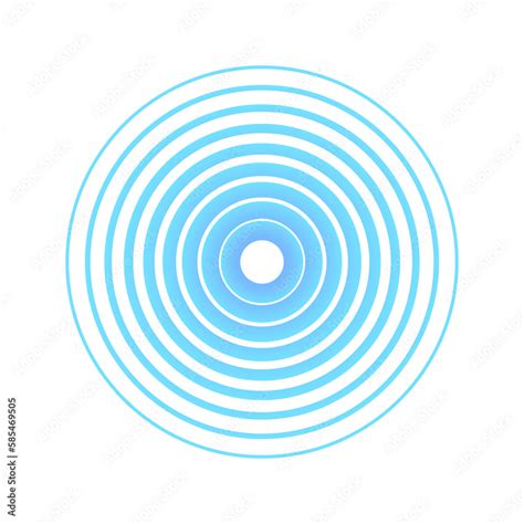 concentric circles circles   common center vector illustration