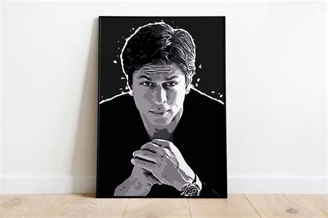 Shah Rukh Khan Poster Indian Pop Art Decor Digital Prints - Etsy UK