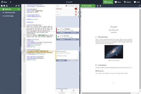 Try Out Overleaf V2 Overleaf Online Latex Editor