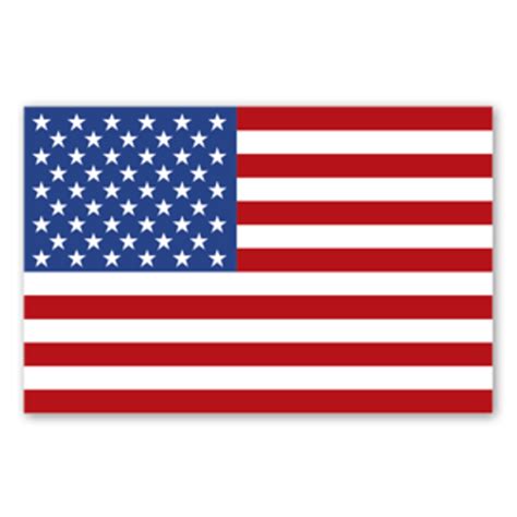 USA Flag Sticker - Sticker Mania