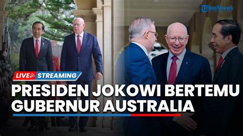 Gubernur Jenderal Australia David Hurley Sambut Kedatangan Jokowi Di