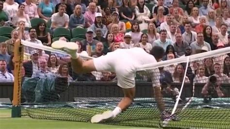 Watch Wimbledon Crowd In Splits As Novak Djokovic Left With Egg On