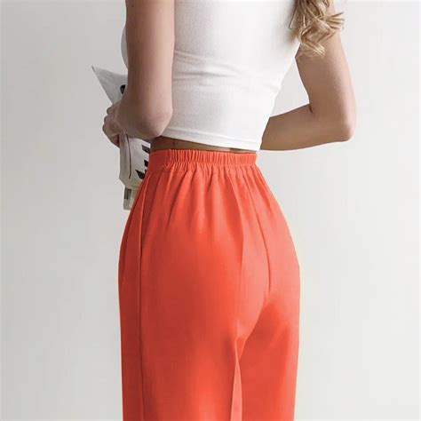 Caicj Sweat Pants For Womens Women S High Elastic Waisted Long Carrot