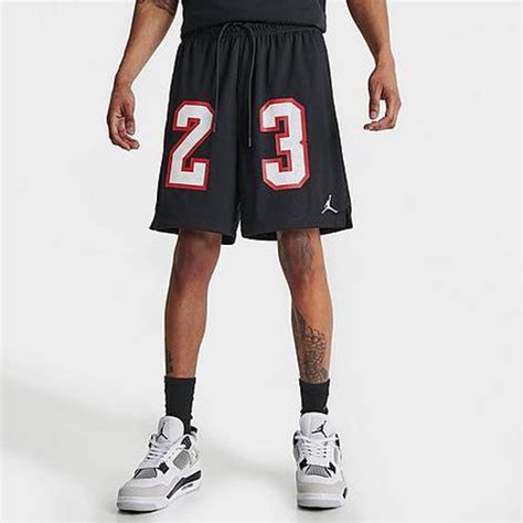 Air Jordan Essentials Graphic Mesh Shorts Black Dx Solesense