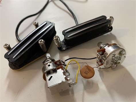 Alnico Hot Rail Pickup Set For Telecaster With VIPot Reverb