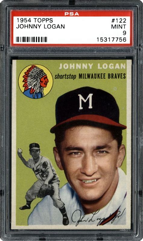 Auction Prices Realized Baseball Cards 1954 Topps Johnny Logan