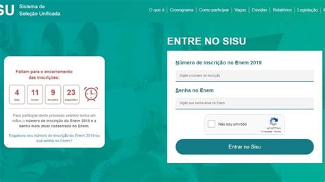 Cronograma Sisu Calend Rio Inscri O Nota De Corte