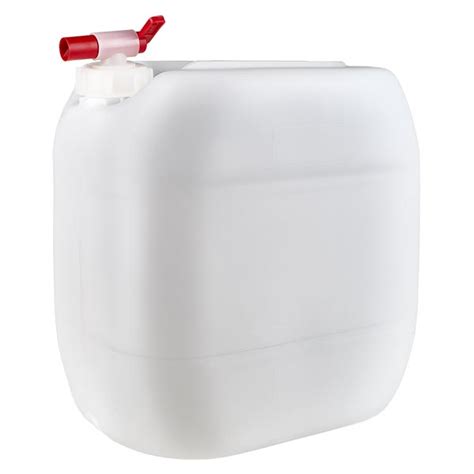 30 Liter Kanister Mit Auslaufhahn HDPE Natur