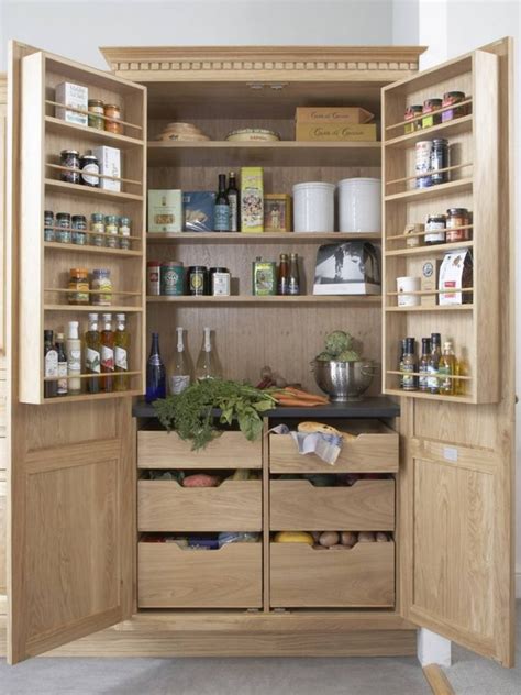 24 Beautiful And Functional Free Standing Kitchen Larder Units That