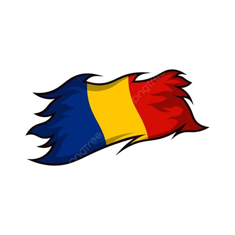 Romania Flag Vector, Vector, Torn Flag, Flag PNG and Vector with Transparent Background for Free ...