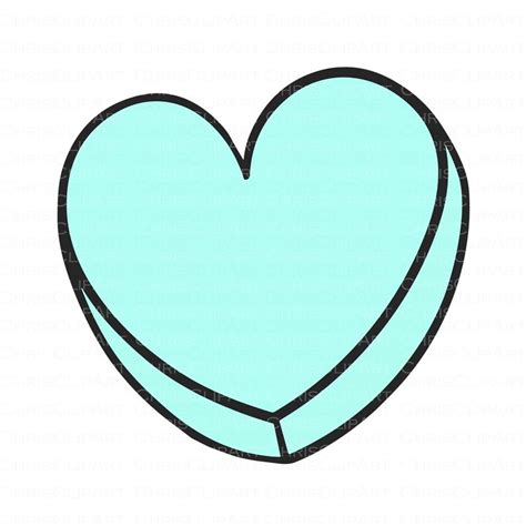 Blank Heart Candy svg Heart Candy Clipart Valentine's | Etsy Valentine Heart, Valentines, Candy ...