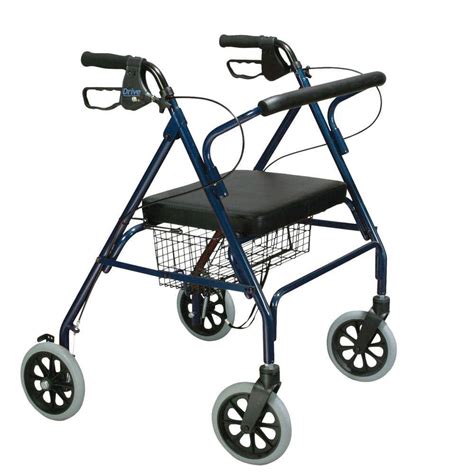 Drive Heavy Duty Bariatric Wheel Rollator Walker With Large Padded