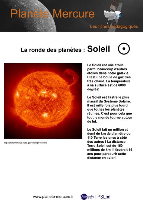 Image De Systeme Solaire Fiche Pedagogique Sur Le Systeme Solaire