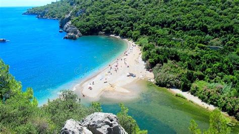 Olympos Beach Turkey Stock Photo Image Of History Antalya