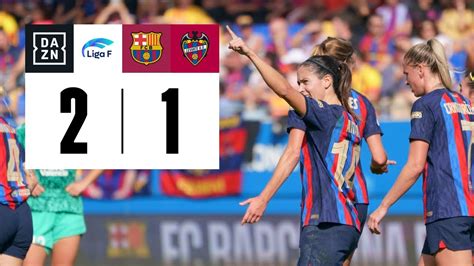 Fc Barcelona Vs Levante Ud 2 1 Resumen Y Goles Highlights Liga F