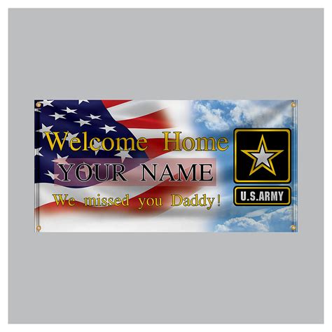 Welcome Back Banner Military