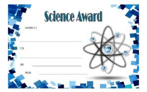 Download 6+ Science Award Certificate Templates Free