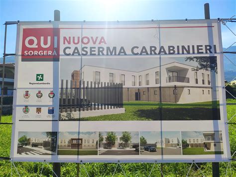 Carabinieri Nuova caserma a Colico c è il progetto esecutivo