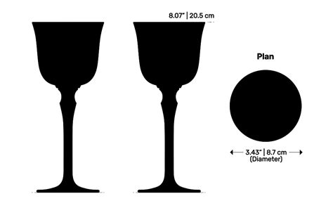 Hock Wine Glass Dimensions And Drawings