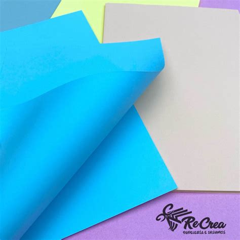 Papel Bond Colores A Hojas Recrea Insumos