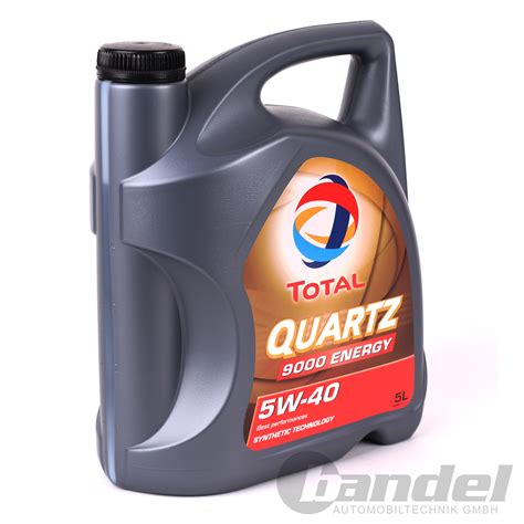 Total Quartz 9000 Energy 5w40 Motorl 5w40 5 Liter