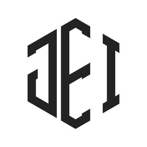 Premium Vector Jei Logo Design Initial Letter Jei Monogram Logo Using